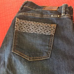 Lucky Women’s jeans.  These are a short inseam.